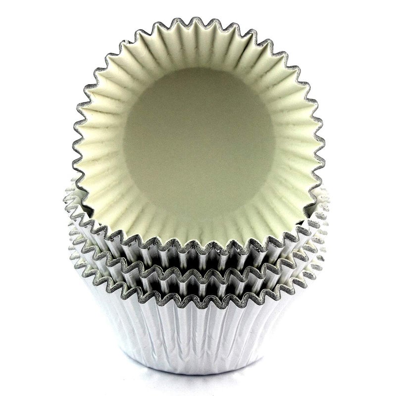 Eoonfirst Foil Cupcake Liners Standard Baking Cups 100 Pcs (Silver) - Image 2